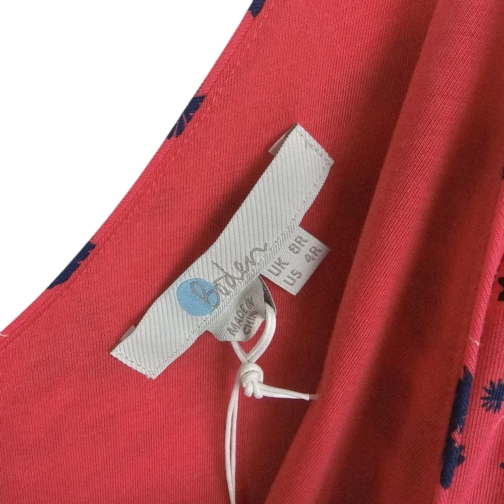 Boden Pink Georgia Blue Floral Maxi Dress NWT - Picture 4 of 11